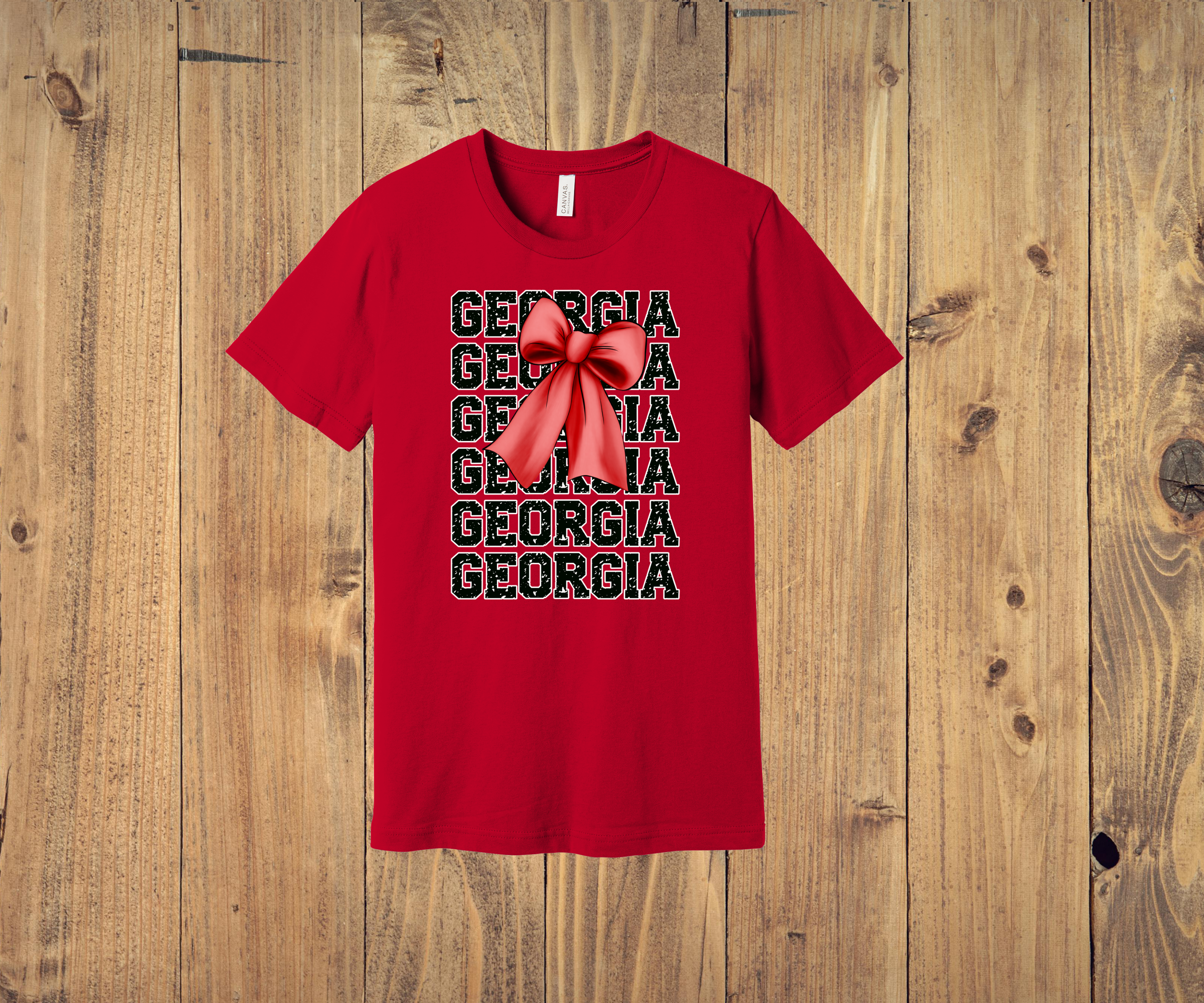 58 - Georgia Bulldogs T-Shirt with bow