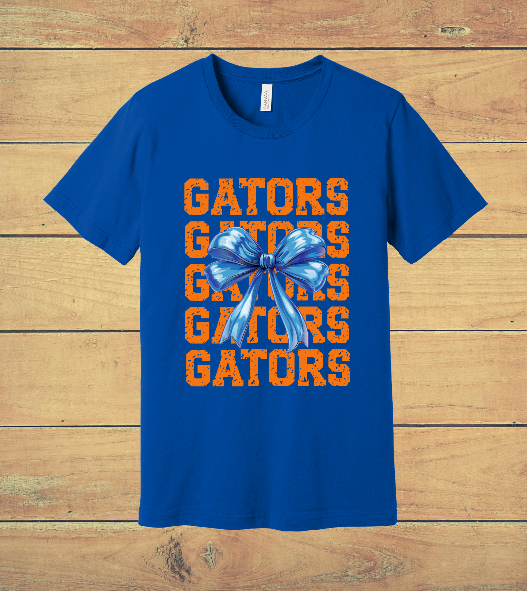 61 - Florida Gator T-shirt with bow ORANGE