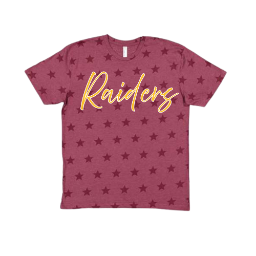 Raiders Burgundy Star T-Shirt