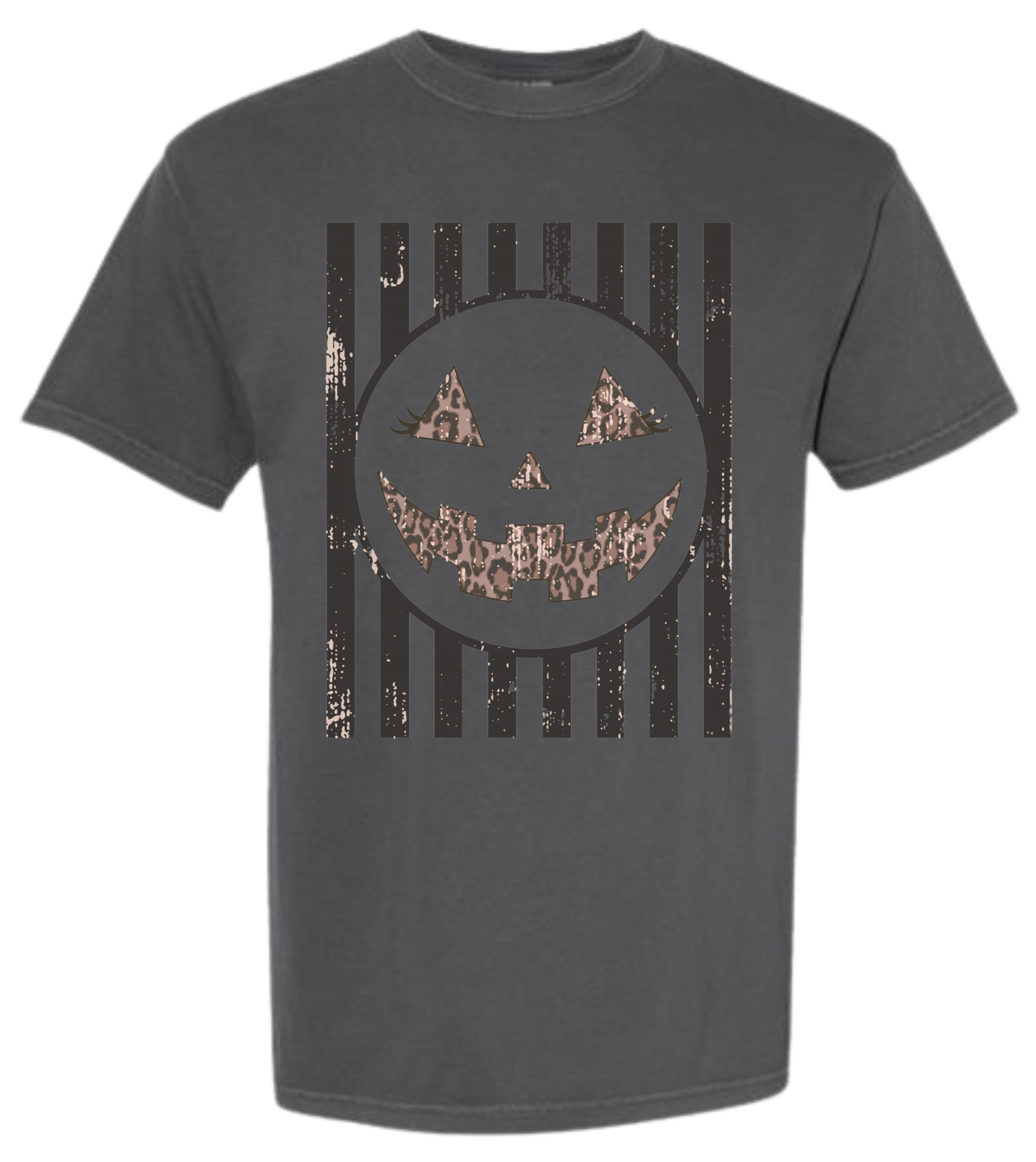 Jack-O-Lantern Leopard with Stripes