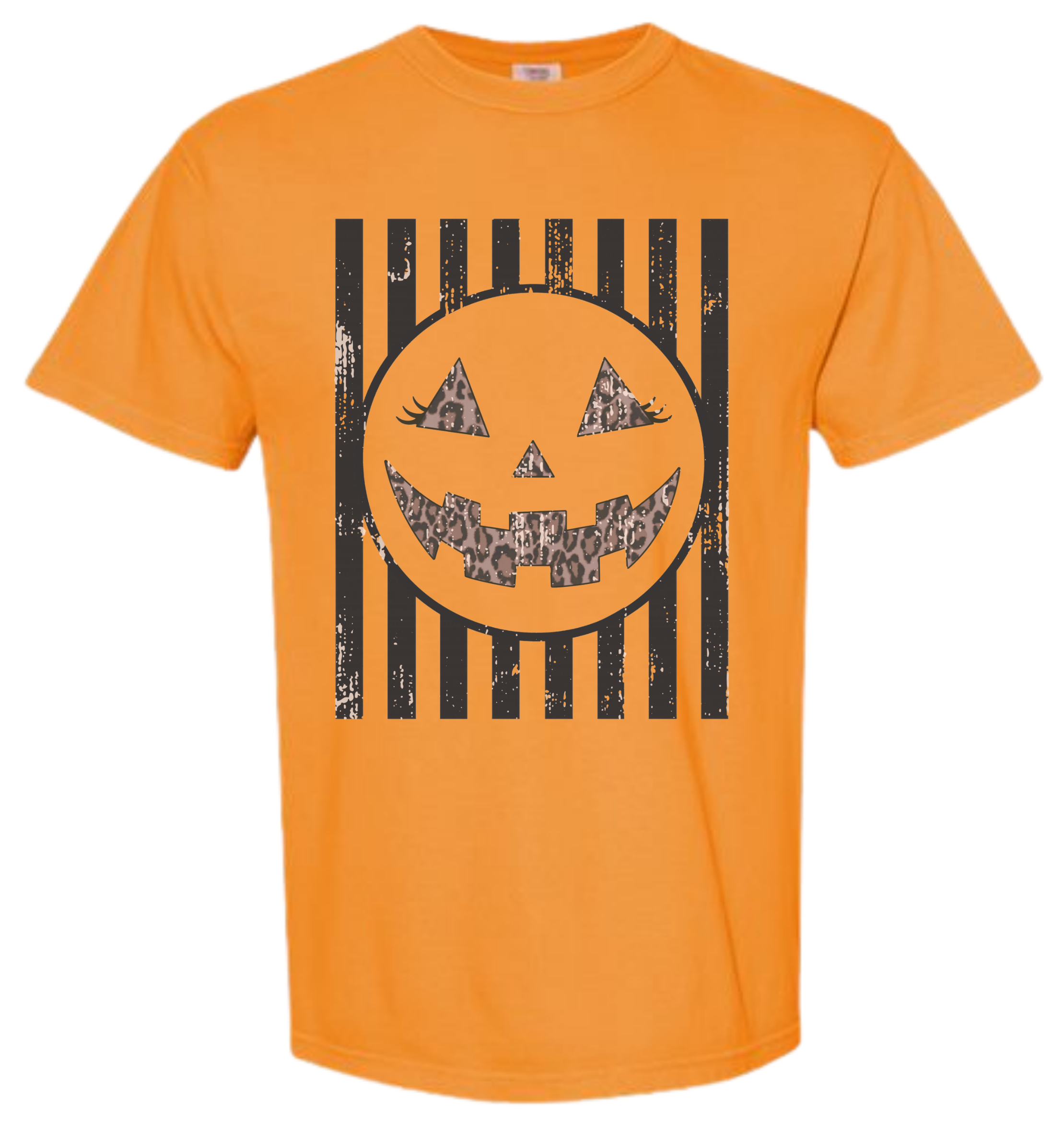 Jack-O-Lantern Leopard with Stripes