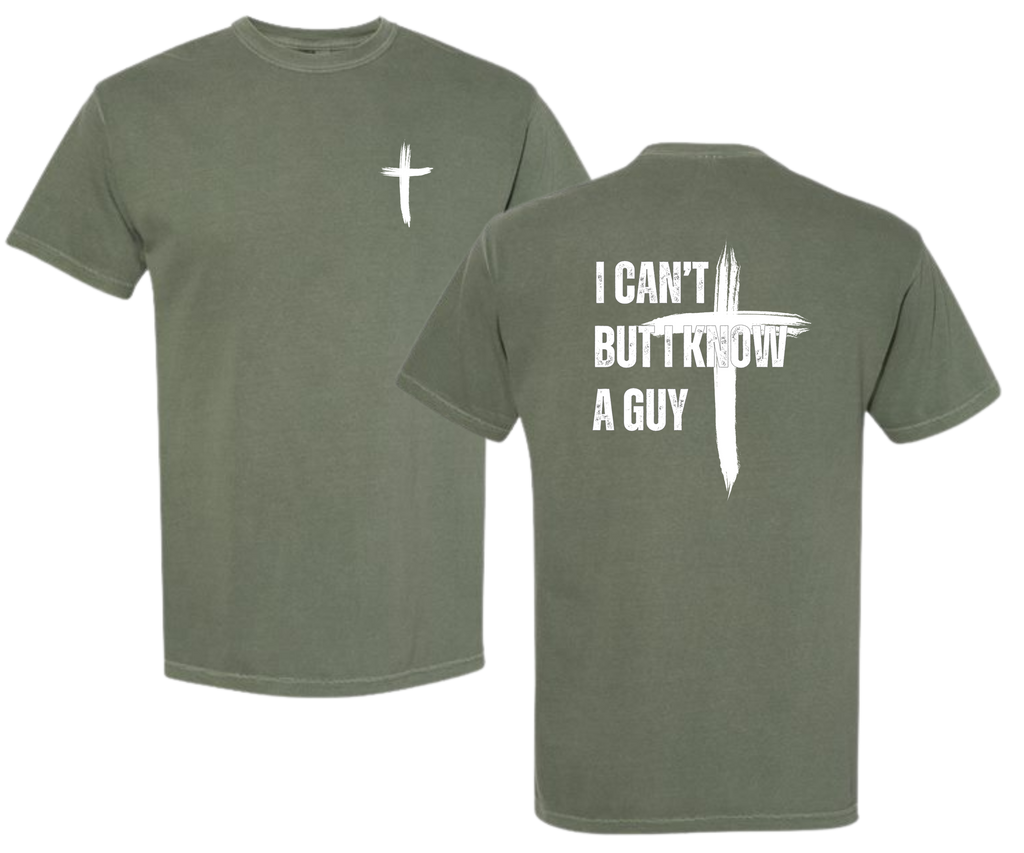 20 - I Can't But I Know A Guy - Christian Cross T-Shirt