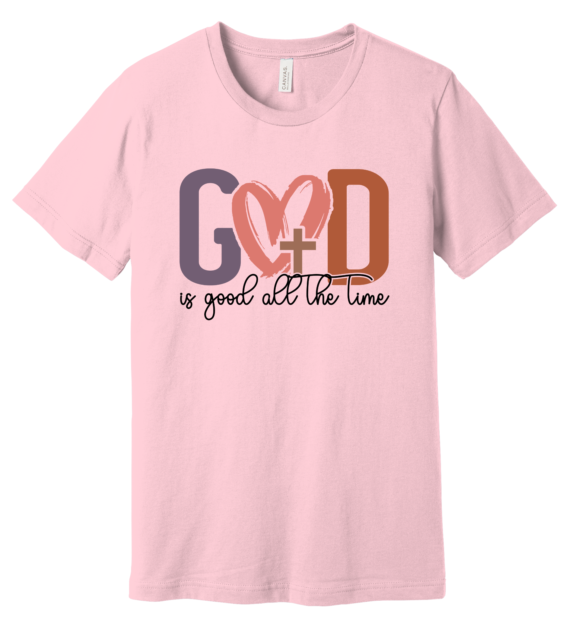 36 - God Is Good All The Time Christian T-Shirt