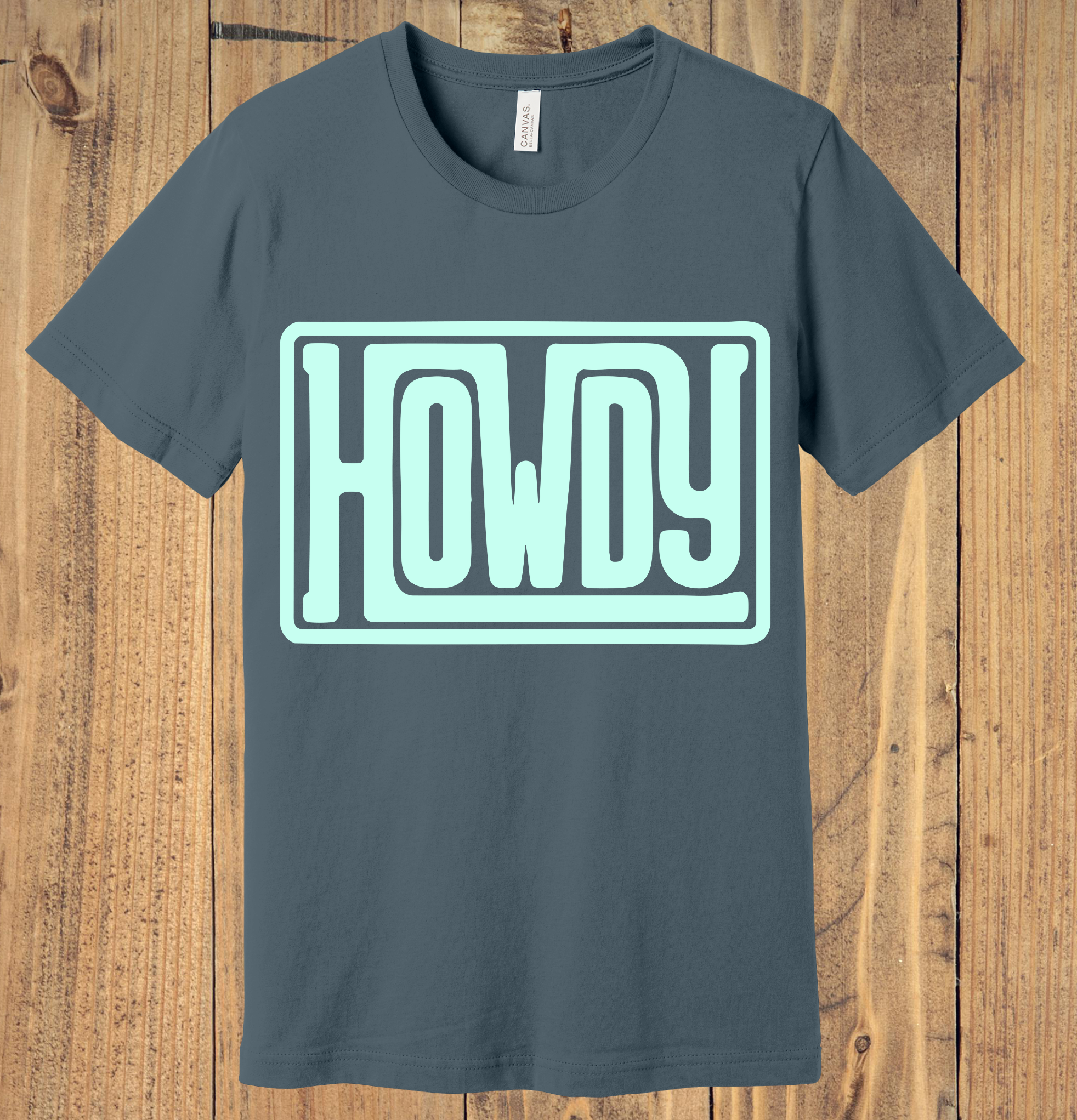 55 - Howdy T-shirt TURQUOISE