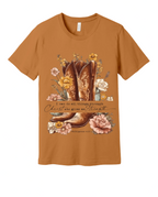 I Can Do All Things Through Christ Who Strengthens Me - Boots and Bible Verse T-Shirt