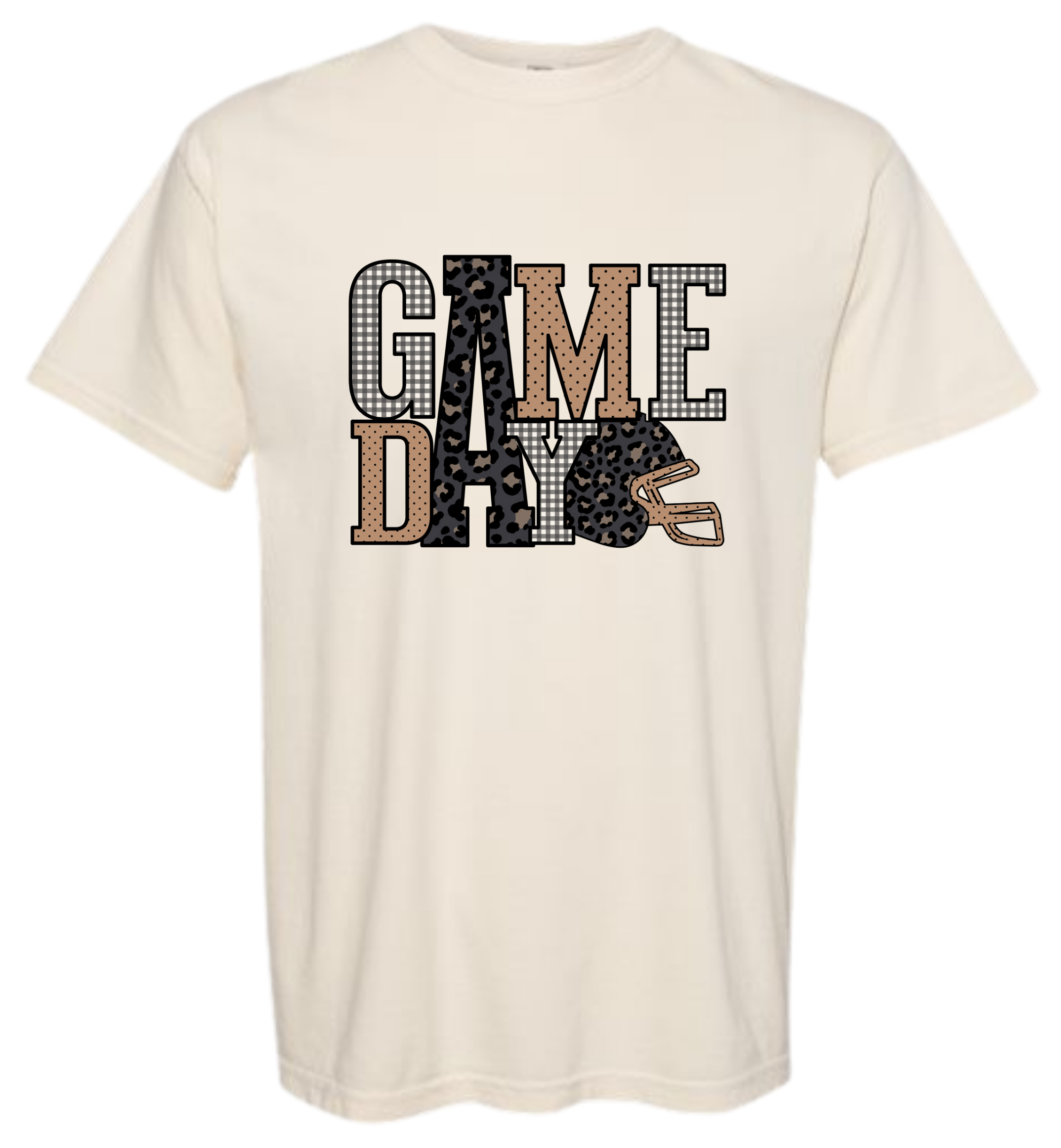 Game Day Football Helmet - Leopard