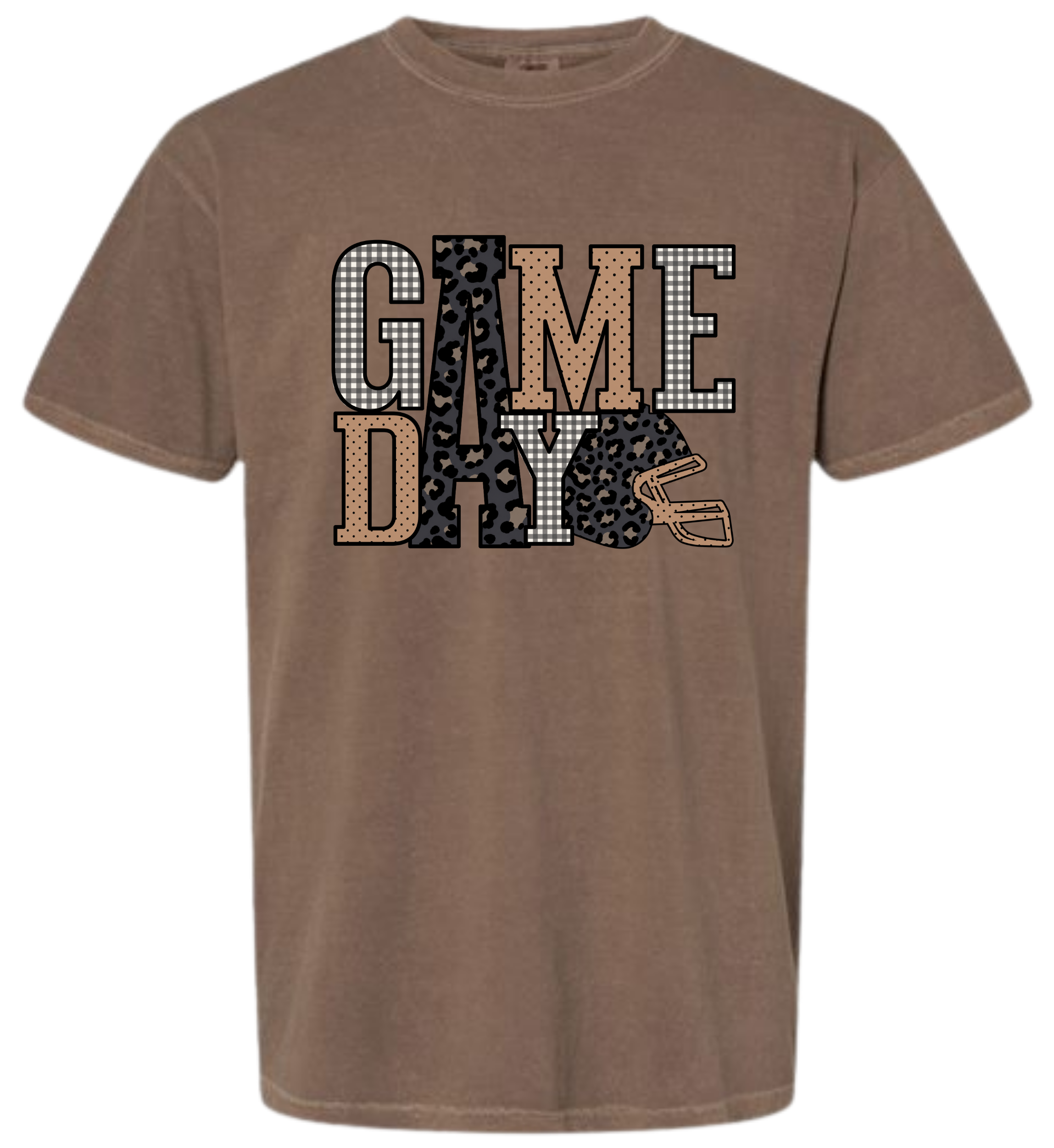 Game Day Football Helmet - Leopard