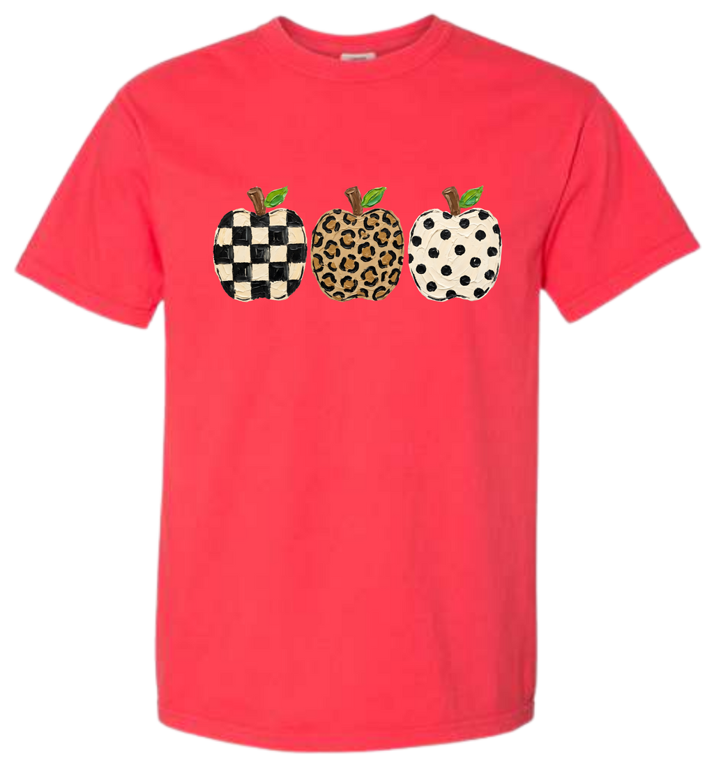 Leopard, Checked, Polka Dot Apples