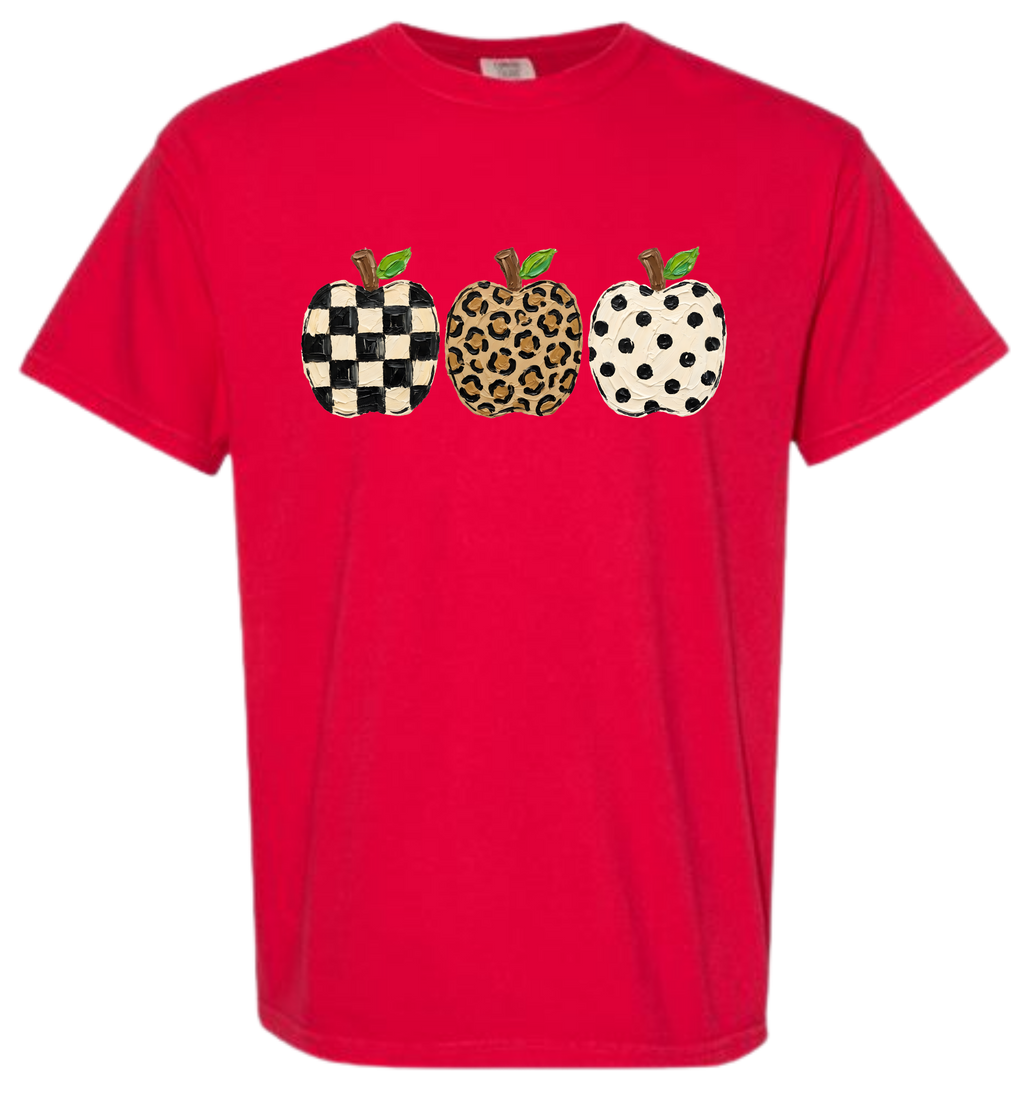 Leopard, Checked, Polka Dot Apples