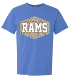 Rams Camo Distressed Design
