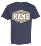 Rams Camo Distressed Design