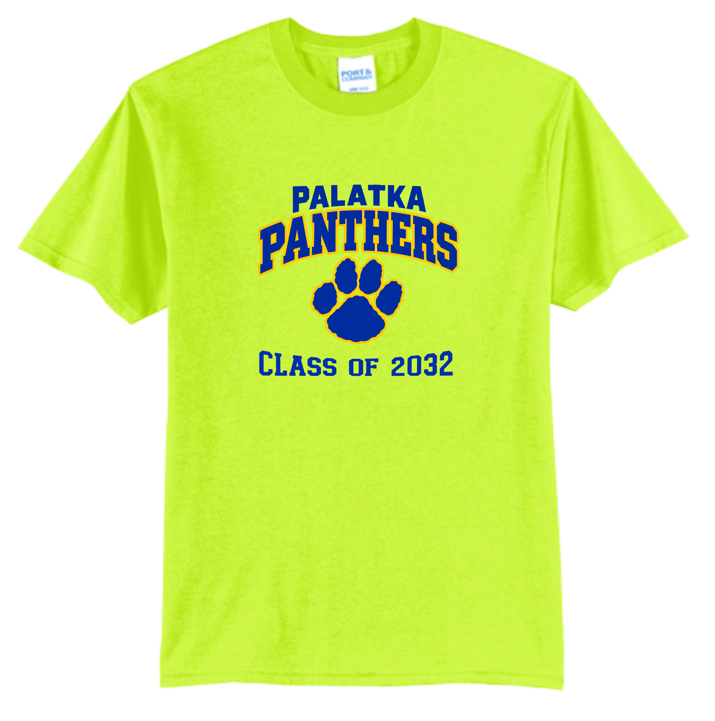 PHS Class of 2032 - Neon Yellow - 7th Grade