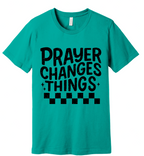 4 - Prayer Changes Things (Black) - Christian T-Shirt