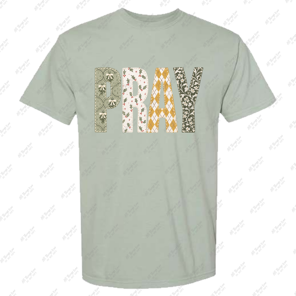 Pray Fall/Christmas pattern
