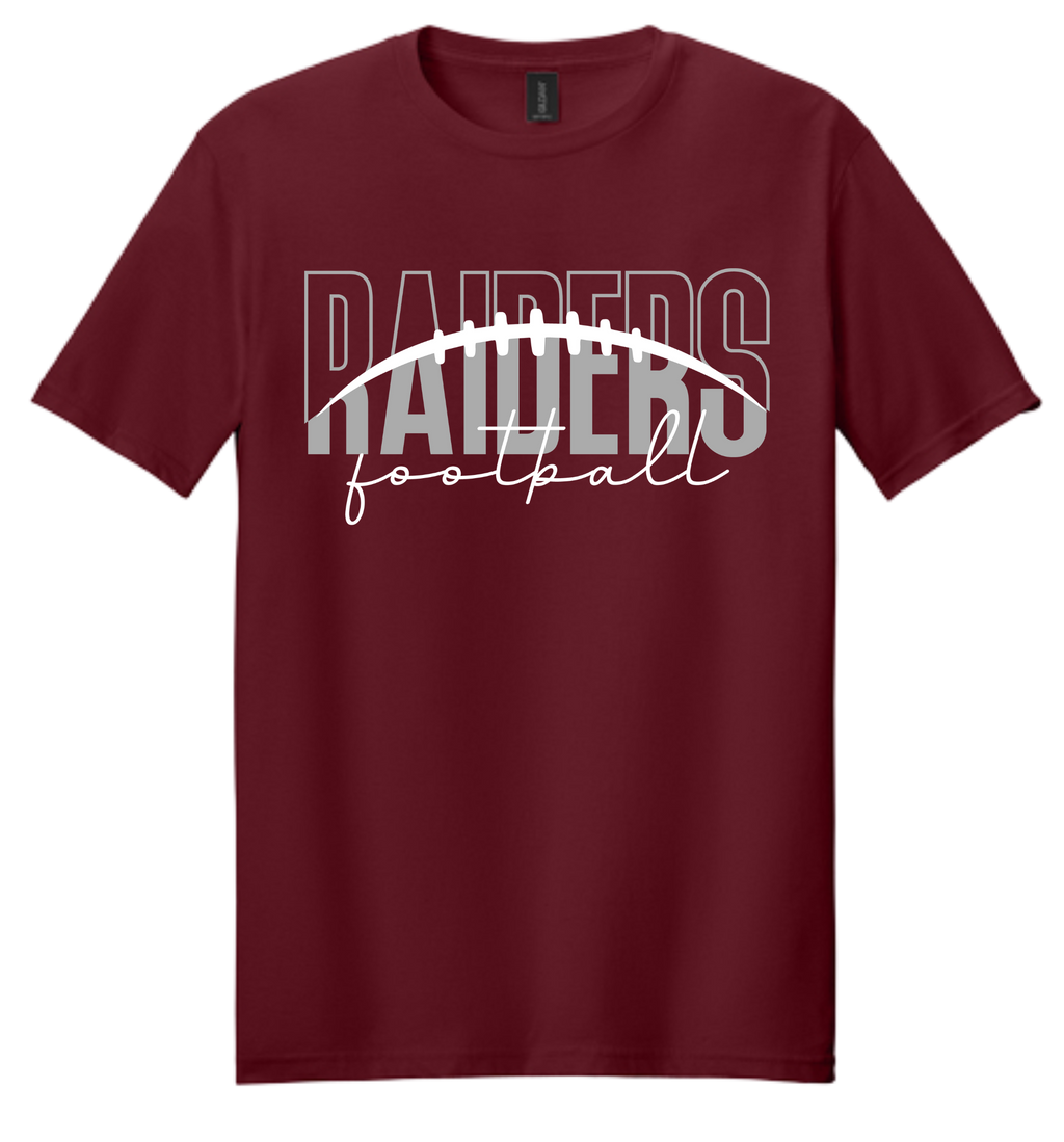 Raiders Football - White Font