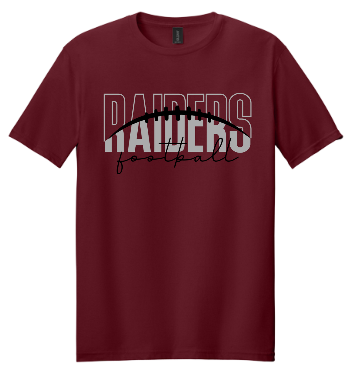 Raiders Football - Black Font