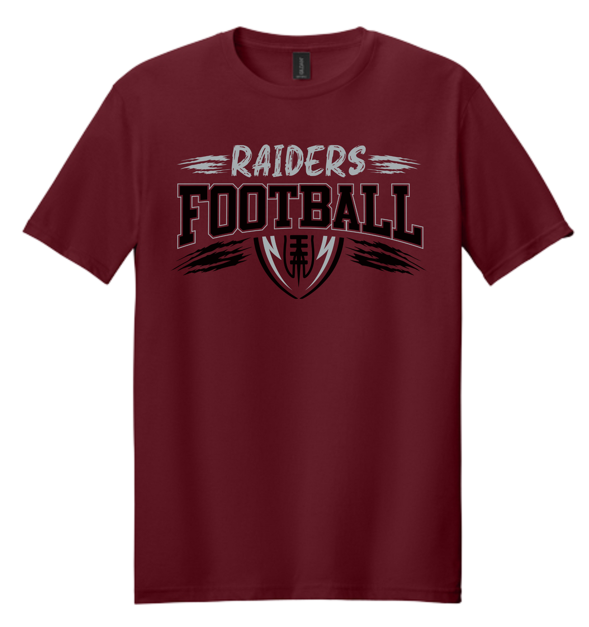 Raiders Football - Black Font
