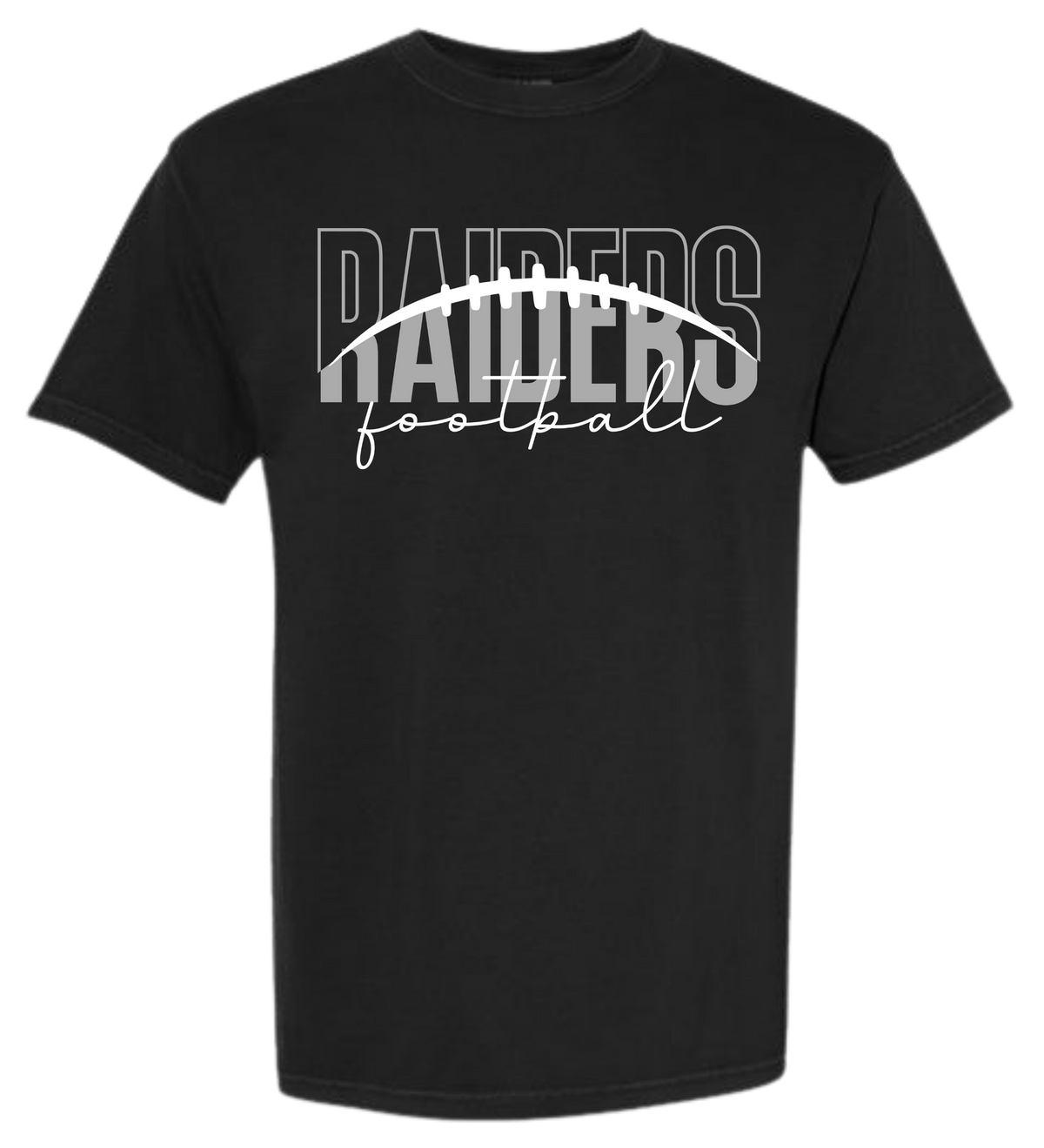 Raiders Football - White Font