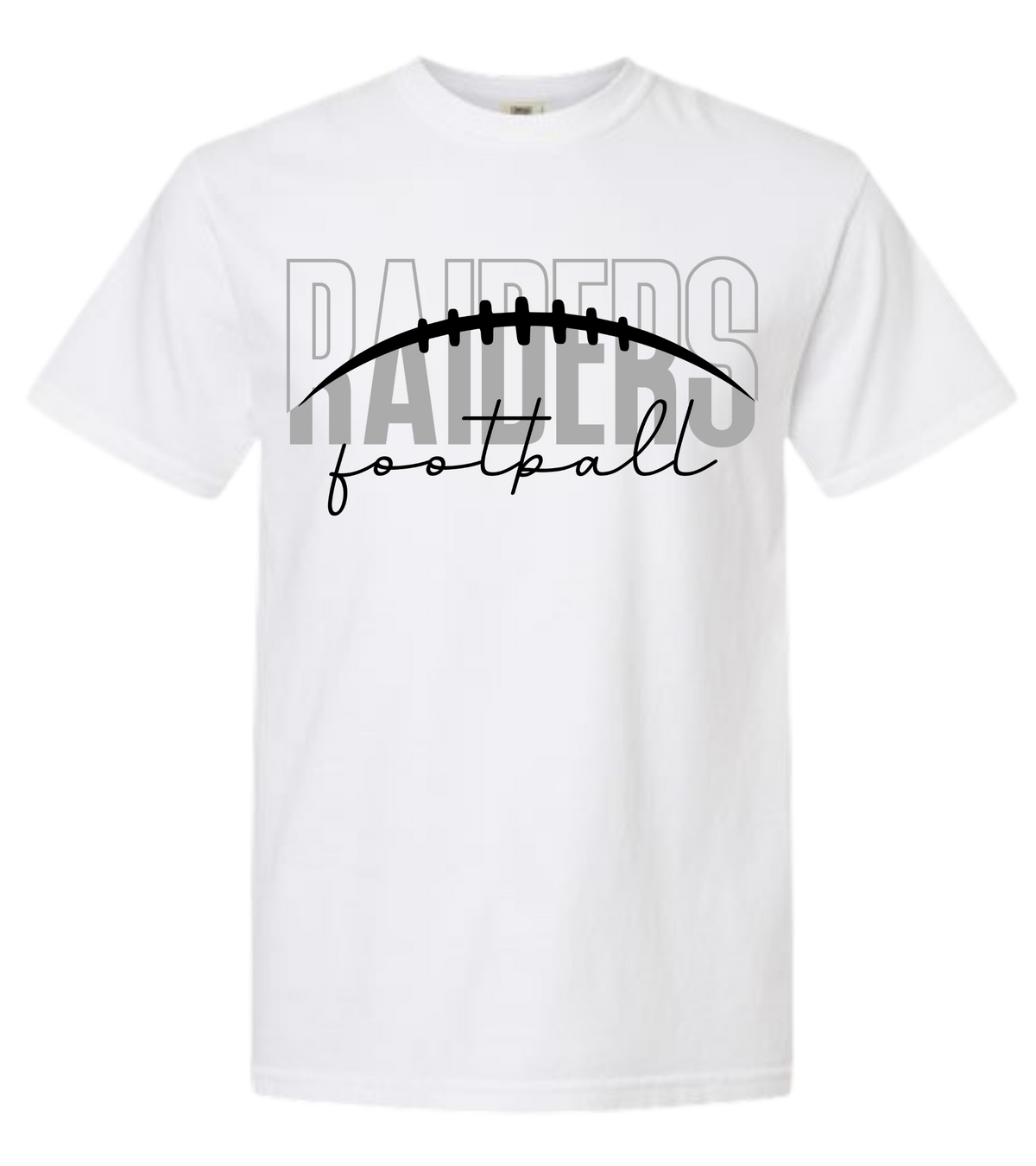Raiders Football - Black Font
