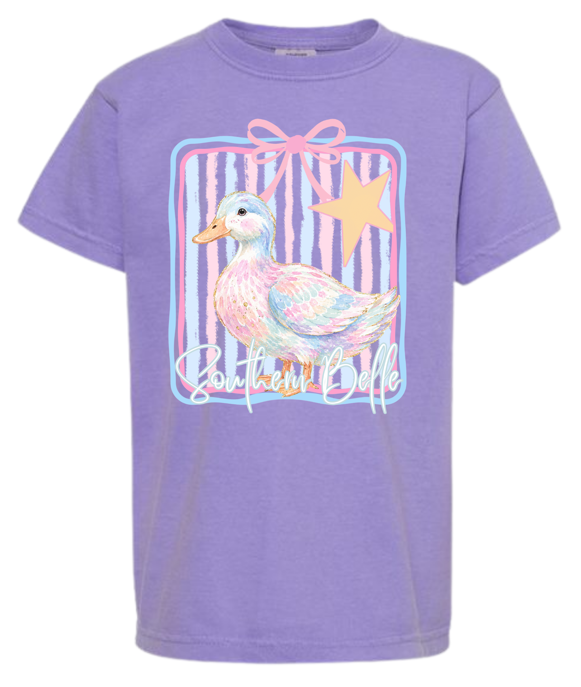 Southern Belle Duck Preppy Stripe