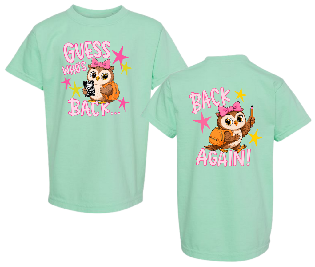 Guess Who's Back - Back Again!  Owl