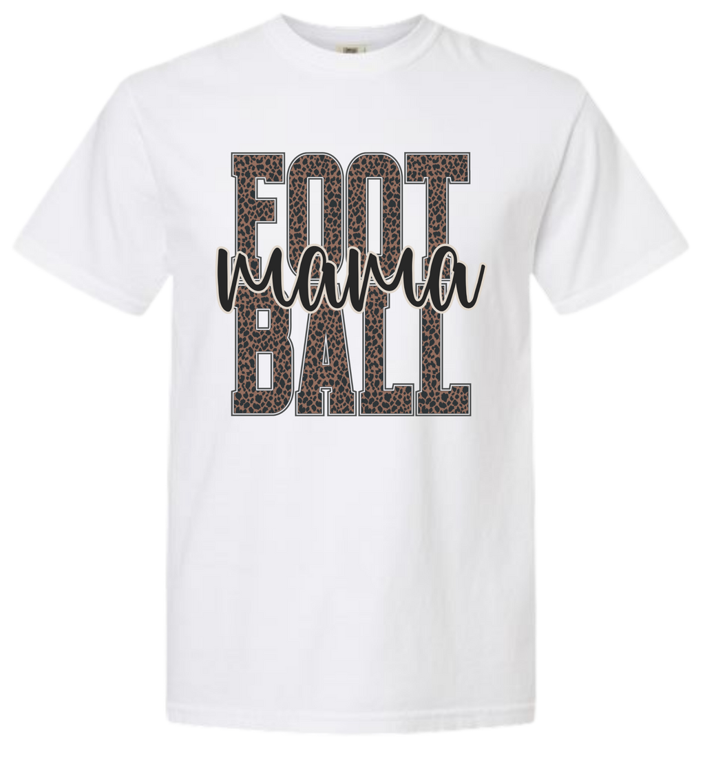 Football Mama Leopard Print