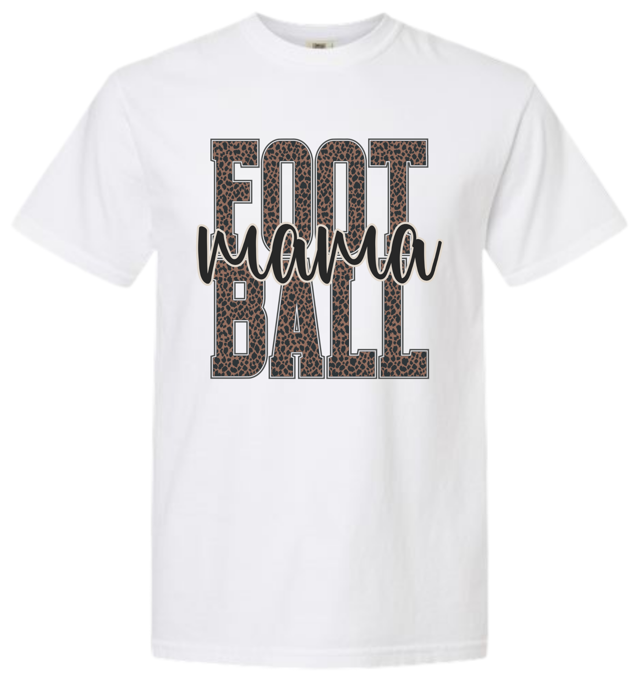 Football Mama Leopard Print