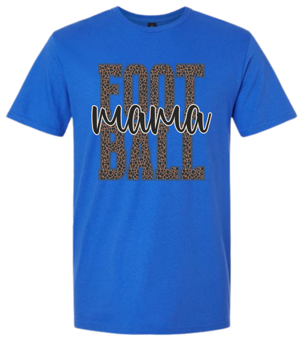 Football Mama Leopard Print