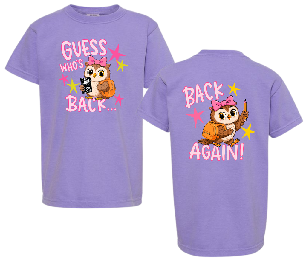 Guess Who's Back - Back Again!  Owl