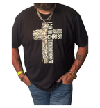 43 - I Can Do All Things Through Christ Who Strengthens Me  - Christian Cross T-Shirt
