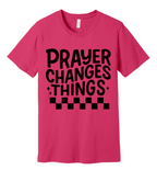 4 - Prayer Changes Things (Black) - Christian T-Shirt