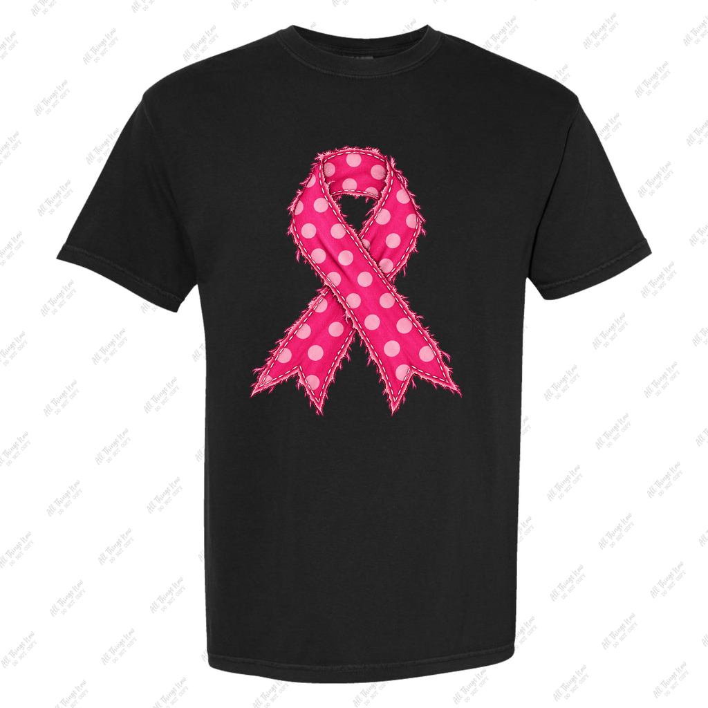 Breast Cancer Polka Dot Ribbon