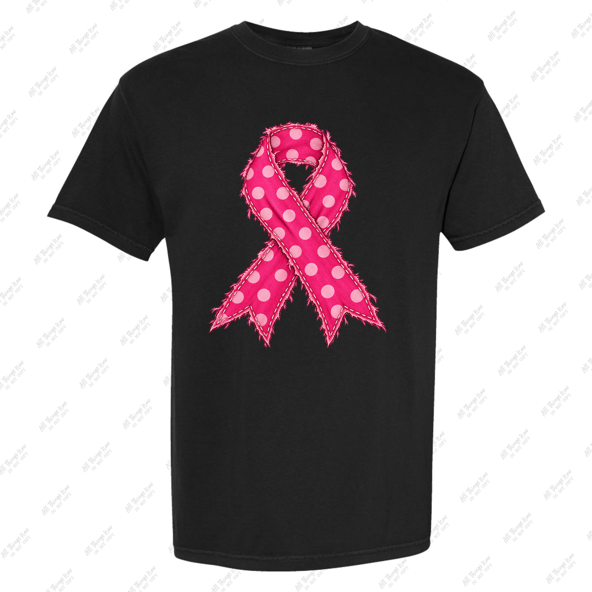 Breast Cancer Polka Dot Ribbon