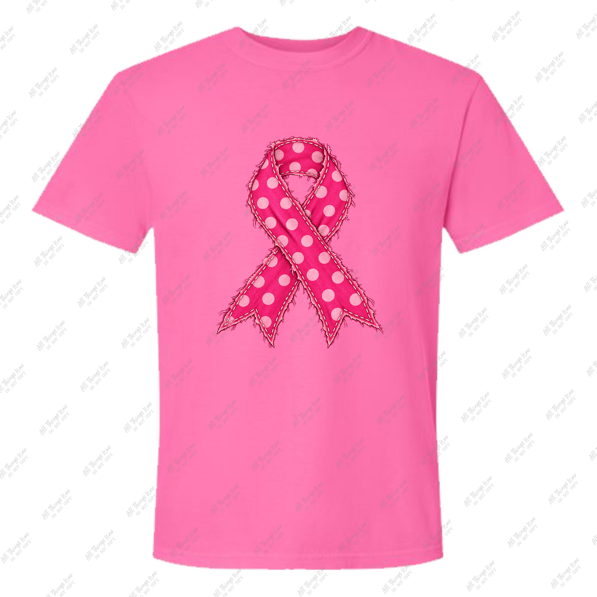 Breast Cancer Polka Dot Ribbon