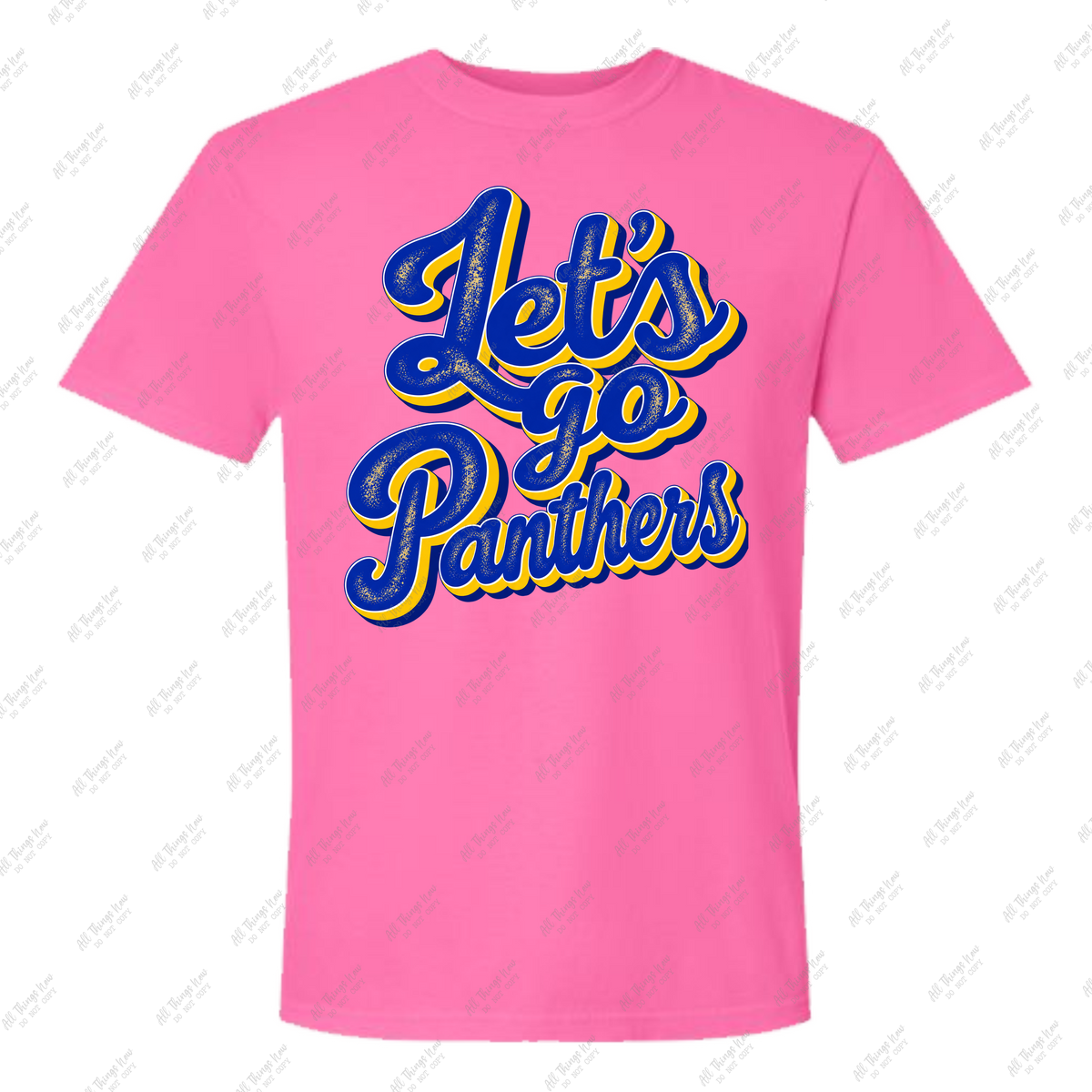 Let's Go Panthers Pink Out